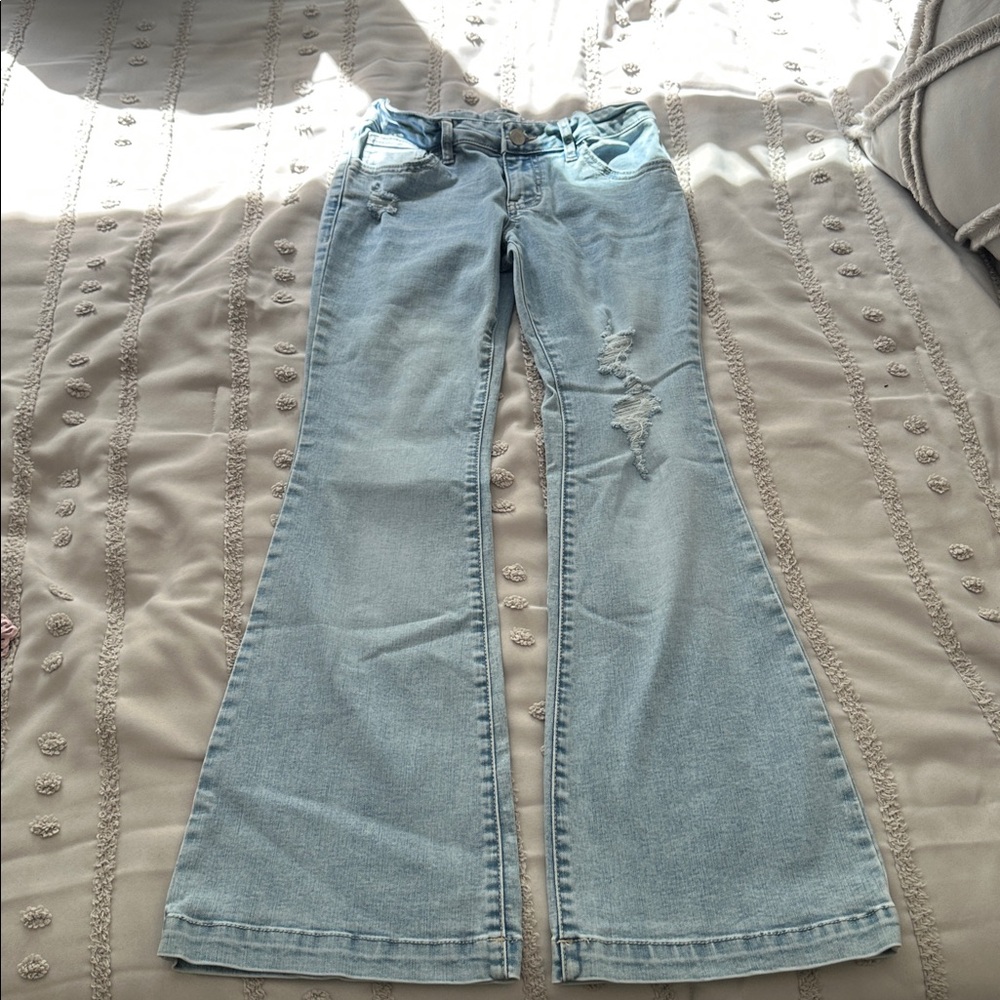 Light Blue Flared Jeans
